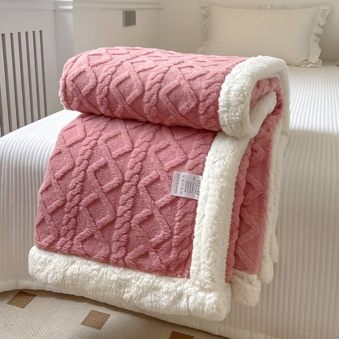 Sabina – Dwustronny Koc Fleece
