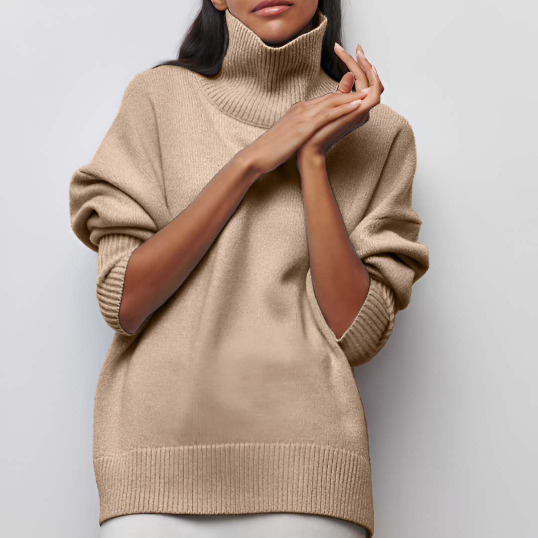 Kazimiera - Elegancki Sweter z Golfem