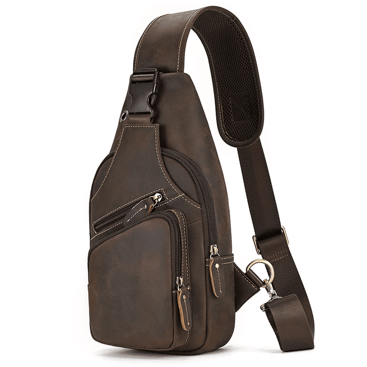 Vintage Leather Sling Shoulder Bag