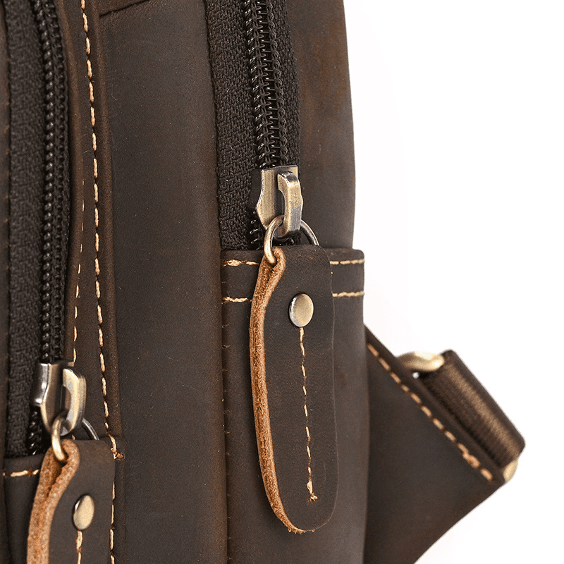 Vintage Leather Sling Shoulder Bag