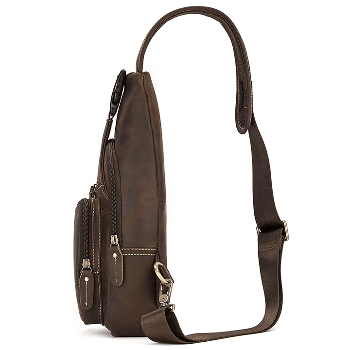 Vintage Leather Sling Shoulder Bag