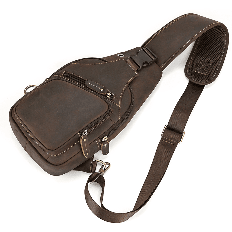 Vintage Leather Sling Shoulder Bag
