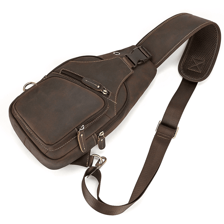 Vintage Leather Sling Shoulder Bag