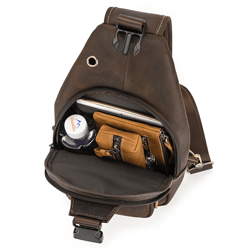 Vintage Leather Sling Shoulder Bag