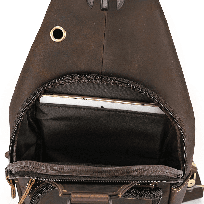 Vintage Leather Sling Shoulder Bag