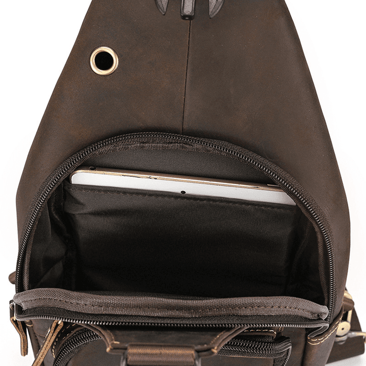 Vintage Leather Sling Shoulder Bag