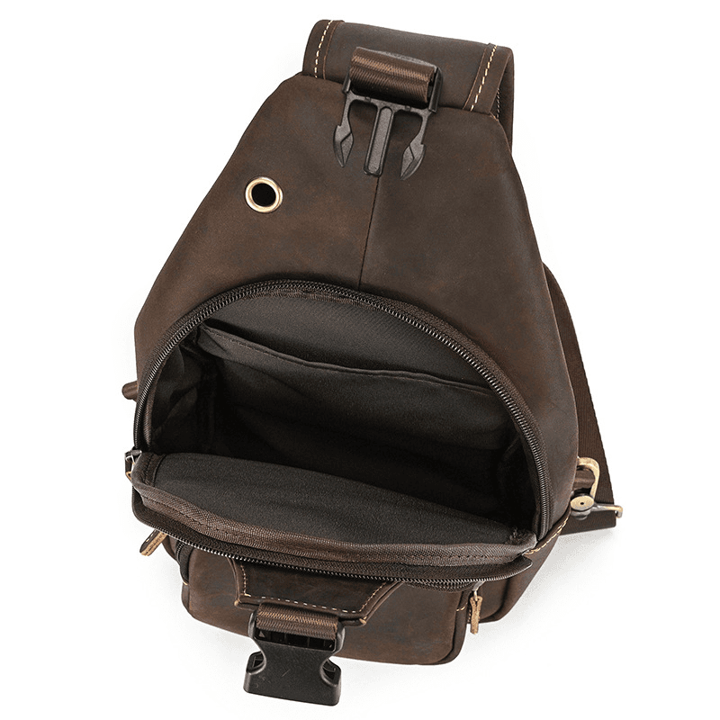 Vintage Leather Sling Shoulder Bag