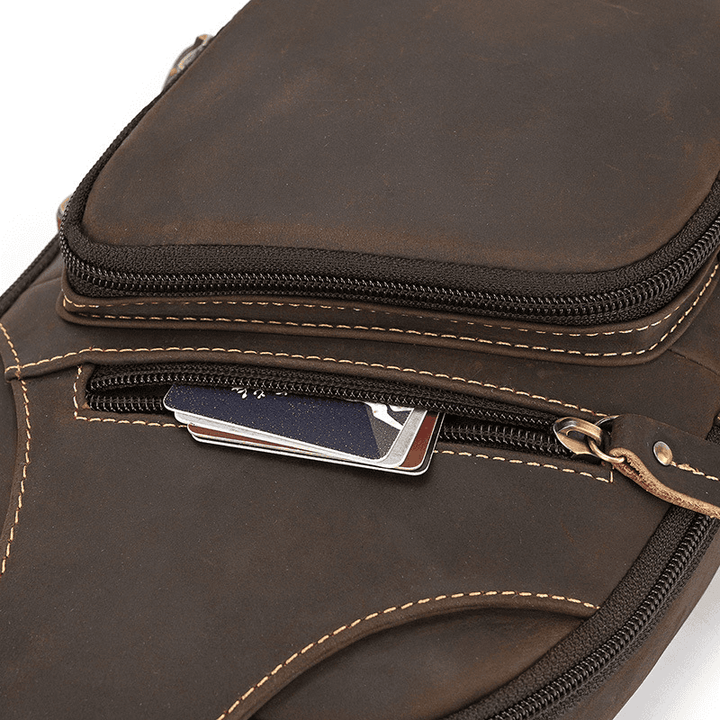 Vintage Leather Sling Shoulder Bag