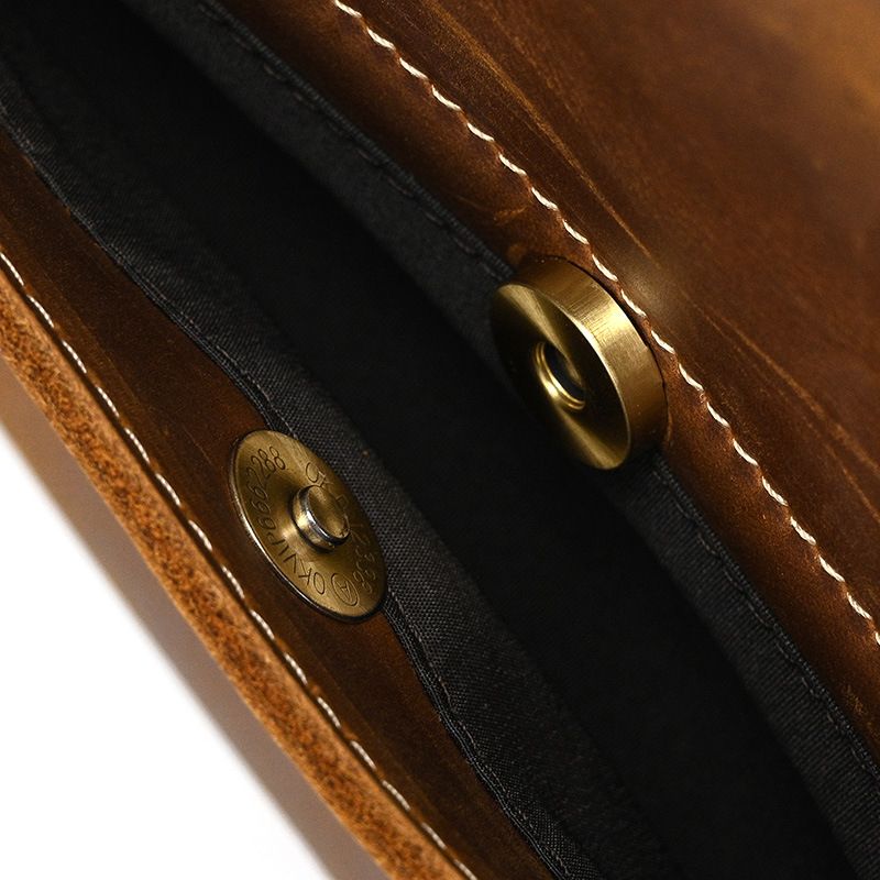 Vintage Leather Camera Shoulder Bag