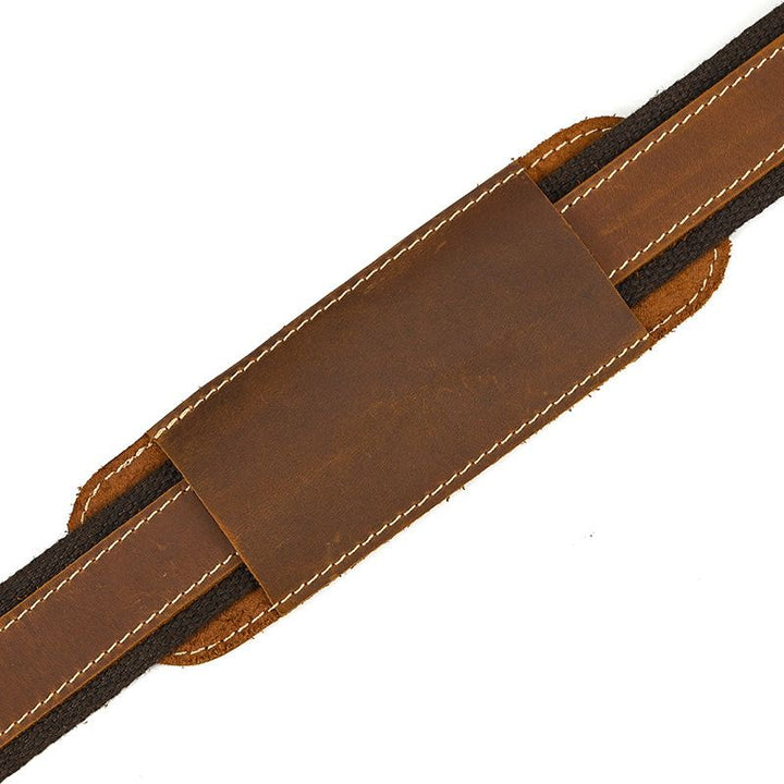 Vintage Leather Camera Shoulder Bag