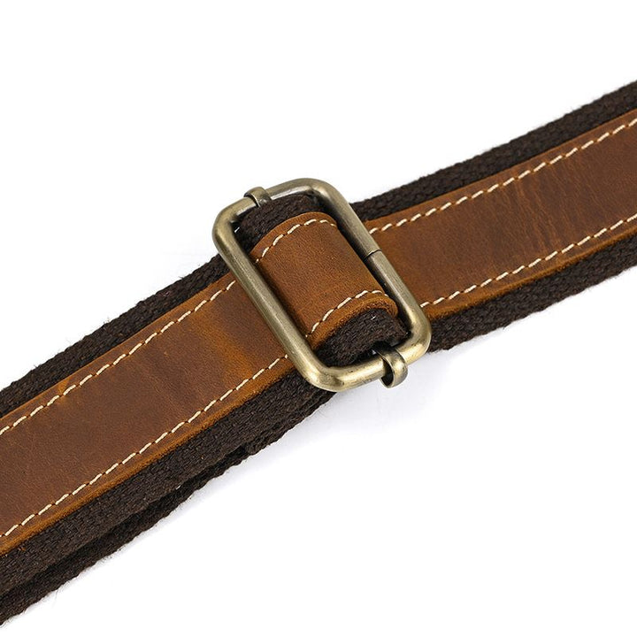 Vintage Leather Camera Shoulder Bag