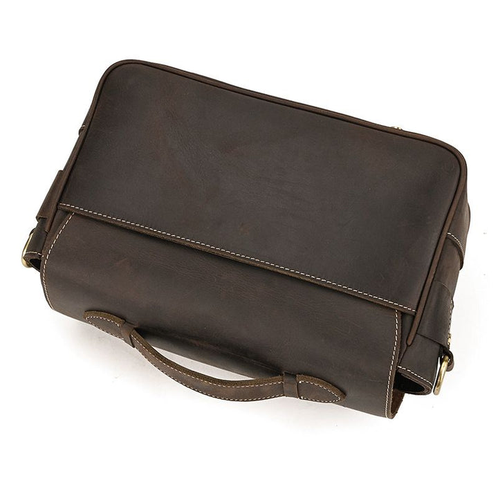 Vintage Leather Camera Shoulder Bag