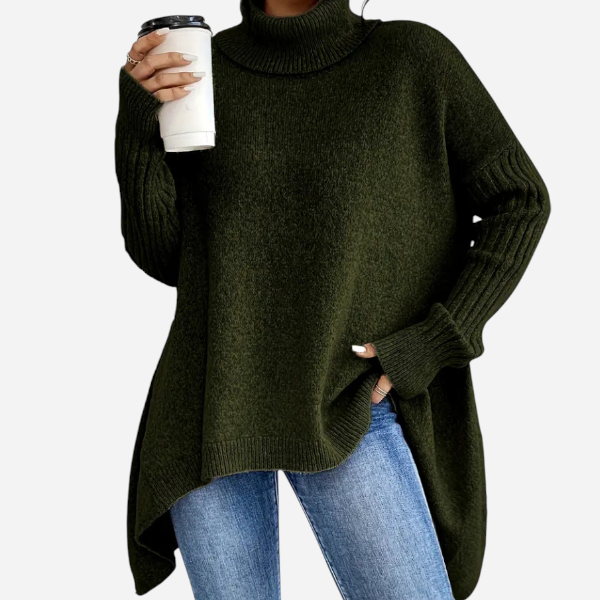 Lucyna – Sweter z Długim Rękawem