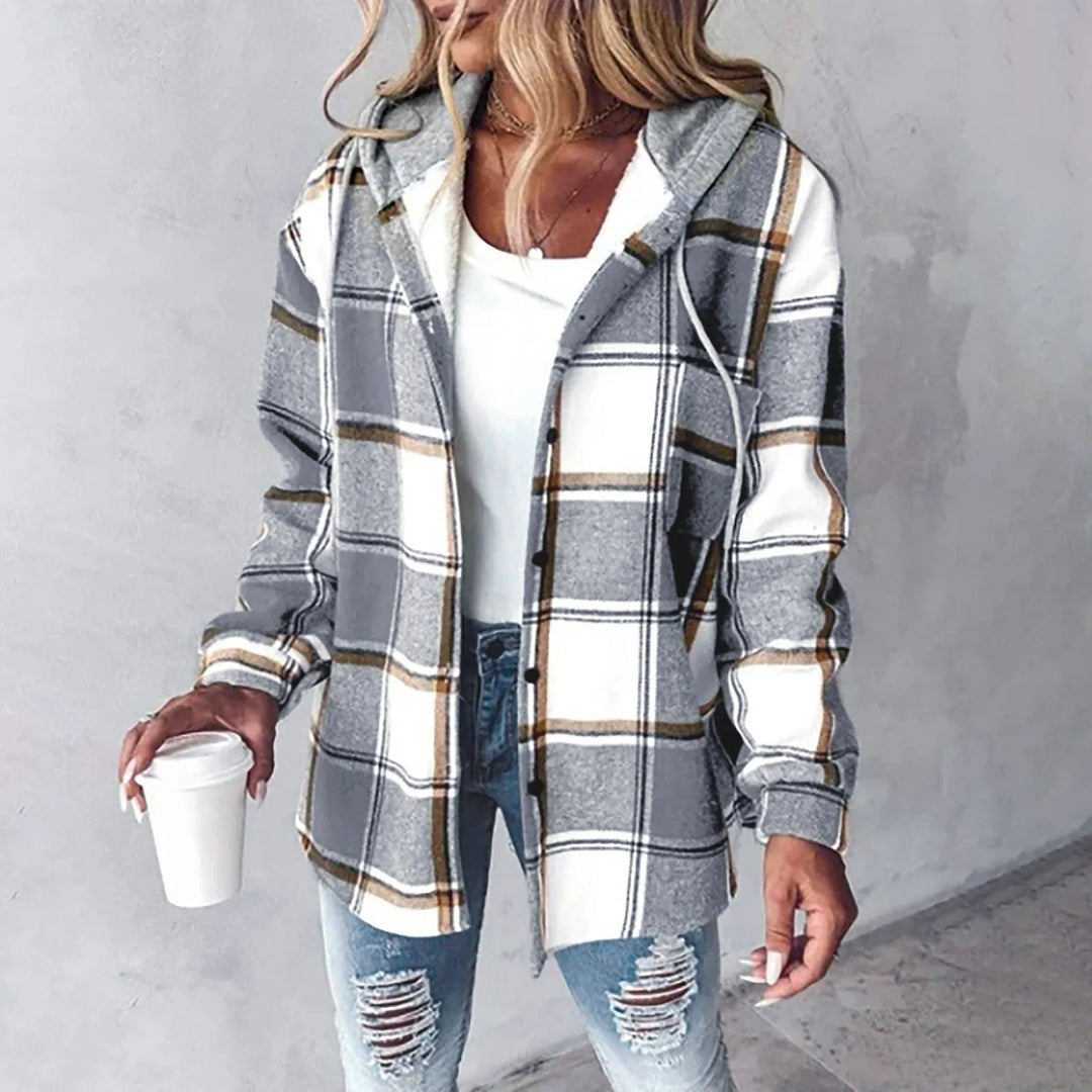 Celina - Ciepła Stylowa Kurtka Overshirt
