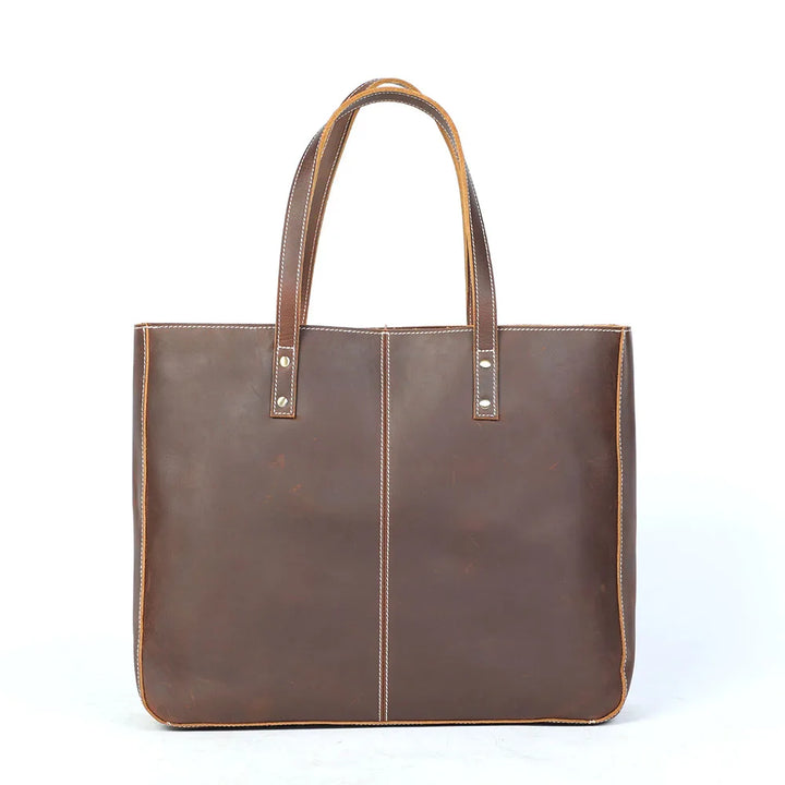 Leather Tote Bag for 15-Inch Laptop – Work Bag
