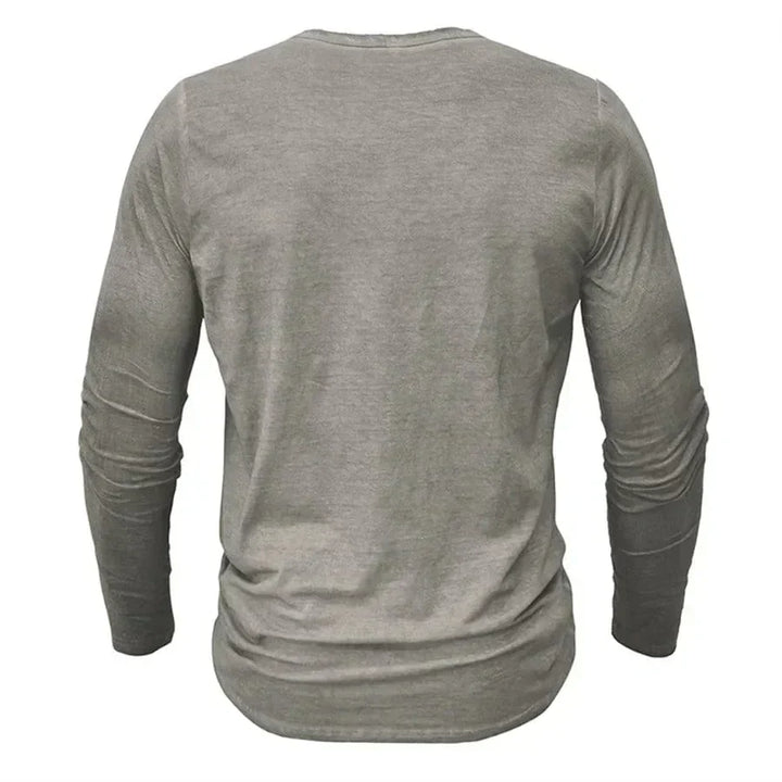 Cyril™ | Koszulka Henley z długim rękawem