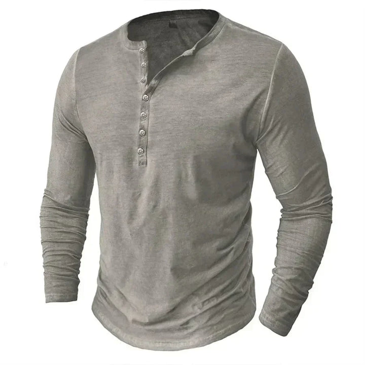 Cyril™ | Koszulka Henley z długim rękawem