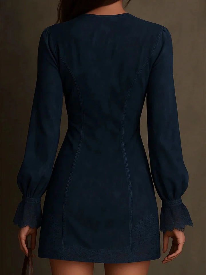 ELENA™ WELUROWA SUKIENKA