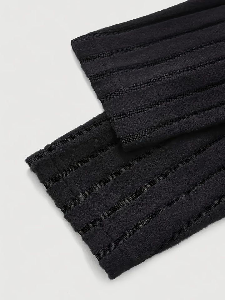 Hoogelastische Heren Nieuw Gebreide Pullover Ronde Hals Lente Herfst Basislaag Shirt