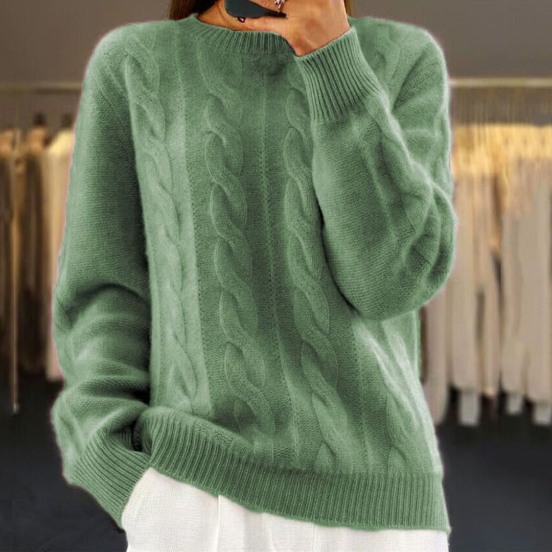 Marianna – Sweter z Długim Rękawem