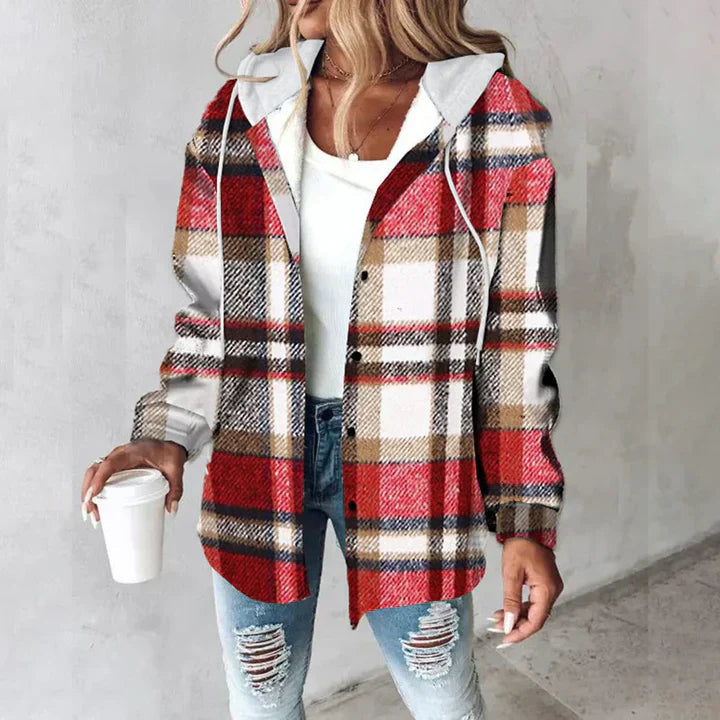 Celina - Ciepła Stylowa Kurtka Overshirt